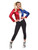 Harley Quinn Jacket with Attached Shirt L Size 14 to 16 