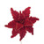 Super Luxe Poinsettia Stem Red 50cm