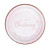 On Your Christening Pink Plates Pk8 9in