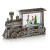 Train Water Spinner Silver White LED 29cm