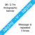 Blue Holographic Banner Baby Boy Pastel Heart 9ft