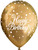 11in Latex Happy Birthday Gold Pack of 6