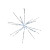 30cm Silver Twinkling Starburst 70 White LEDS