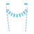 Its A Boy Bunting Cake Topper