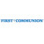 Blue First Communion Letter Banner