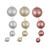 GLITTER BAUBLES CLUSTER WITH PEARL BEADS