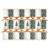 Premium Green Tree Christmas Crackers 12.5in Pk8
