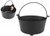 Plastic Black Cauldron 9in