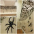 Hanging Ceiling Decoration with Spiders 3m