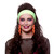 80s Lightning Earrings Neon Orange