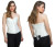 Adult Satin Lace Corset White XS Size 6 to 8