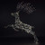 1.5m Grey Flexi Richmond Leaping Stag with Branch Antlers