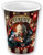 Halloween Circus Clown Paper Cups 240ml Pk6 Clown Halloween