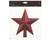 Glitter Treetopper Dark Red 19cm