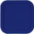 7in Square Plates True Navy Blue Pk16