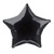 H100 20in Foil Balloon Black Star