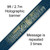 Navy Gold Metallic Glitter Banner Age 21 9ft