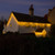 720 LED 15m Warm White Icicle Lights with White Cable
