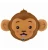 H300 Supershape Foil Balloon Monkey Head 28in