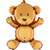 14in Air Fill Foil Balloon Bear