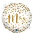 H100 18in Foil Balloon Mrs Confetti