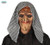 Old Witch Latex Mask with Headscarf and Hair