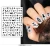 Halloween Horror Gothic Nail Stickers Pk90