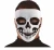 Day of the Dead Black and White Skeleton Mask PVC