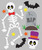 Skeleton Gel Cling 20x25cm