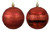 Shatterproof Bauble 8cm Christmas Red Choice of Matt or Shiny