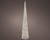180cm Cone Tree 1800 Warm White Micro LEDS Silver Loops on Metal Frame