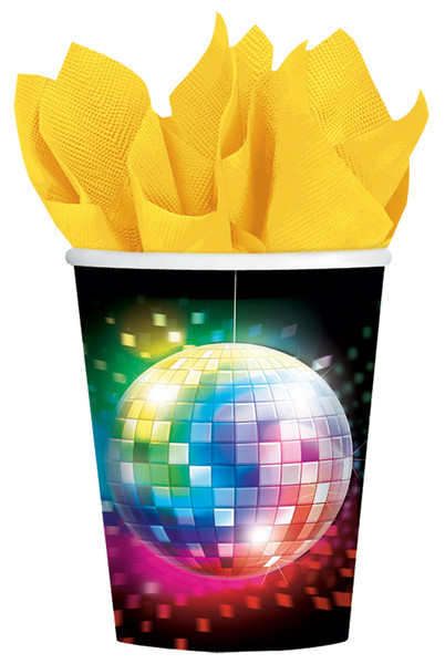 Disco Fever 70s Cups Pk12 226ml