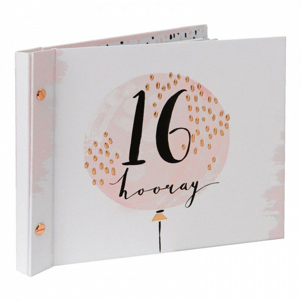 Rose Gold 16th Birthday Guest Book Photos