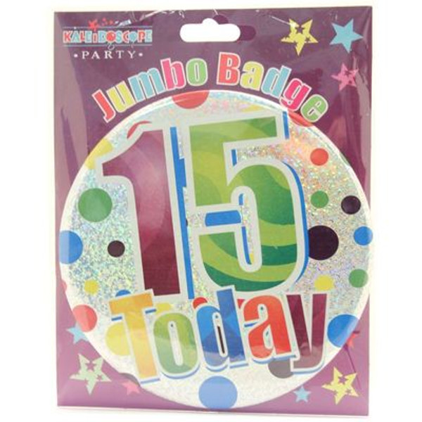 Jumbo Badge Age 15 Unisex