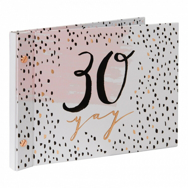 Rose Gold 30th Birthday Guest Book Photos