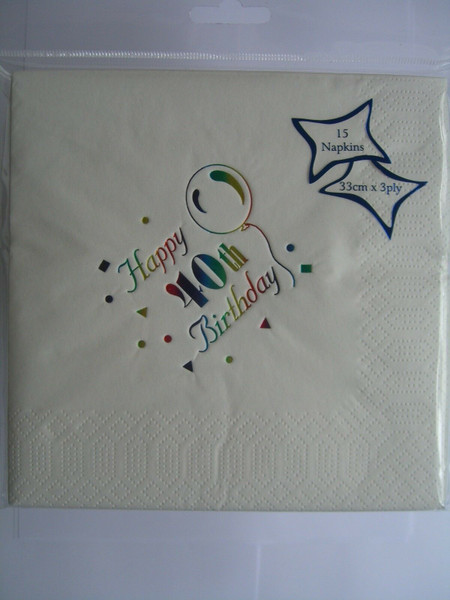 Lunch Napkins Age 40 Pk15 3 Ply