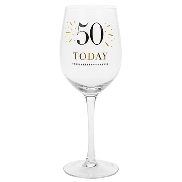 Verve Wine Glass Age 50