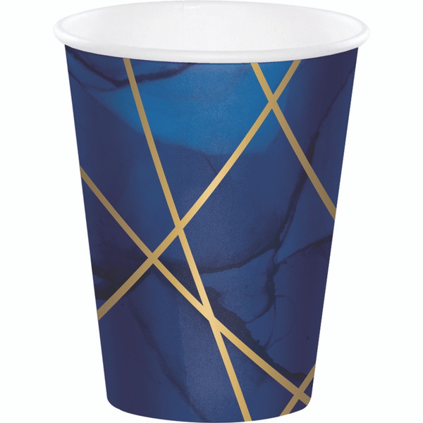 Navy Geode Cups 354ml Pk8