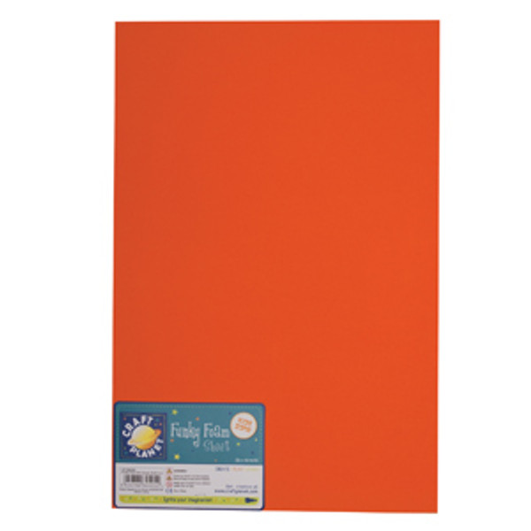 Funky Foam 12x18 A3 Orange