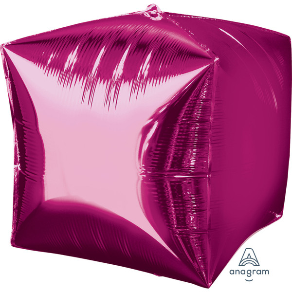 H200 Cubez Foil Balloon Bright Pink