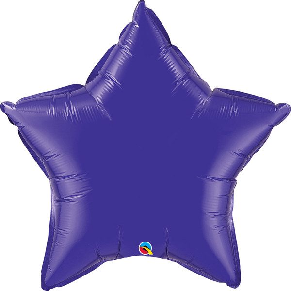 H600 36in Foil Balloon Quartz Purple Star