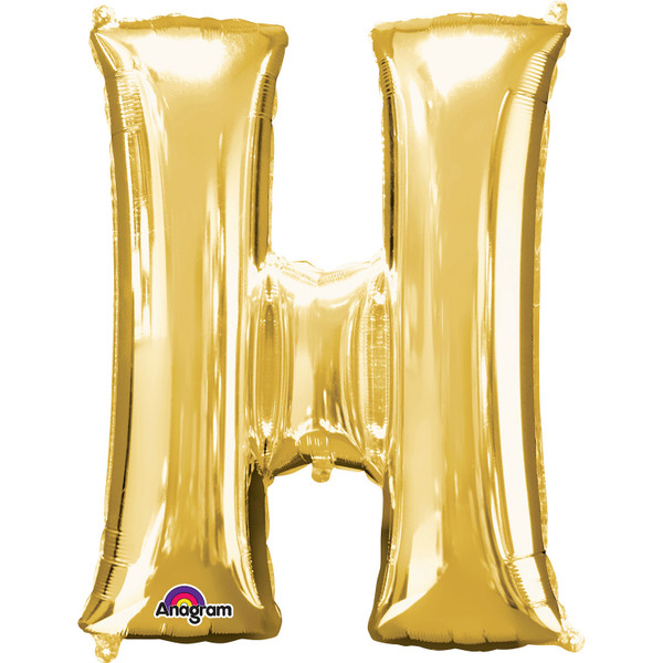 Air Fill Balloon Gold H