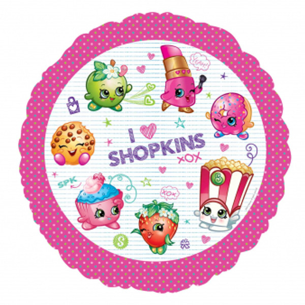 H100 18in Foil Balloon Shopkins