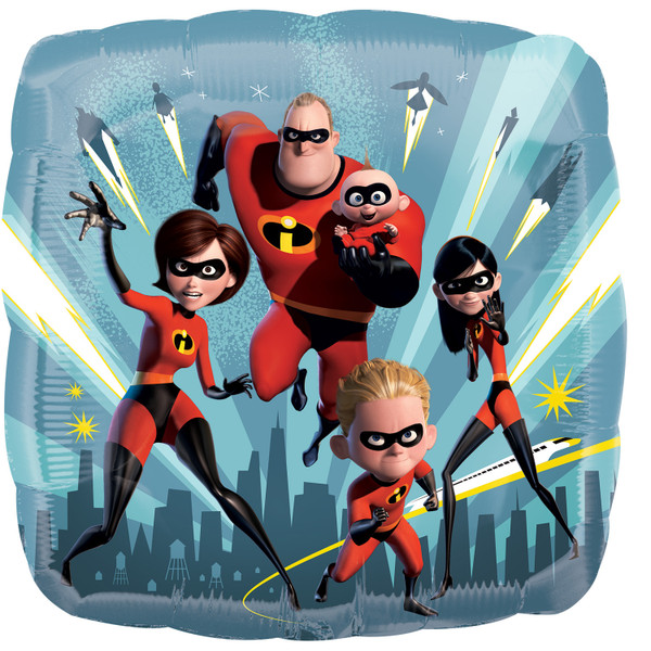 H100 18in Foil Balloon Incredibles 2