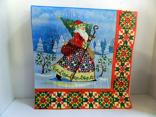 Reindeer & Santa Napkins Pk 20 2Ply