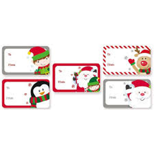 Christmas Gift Labels Pk50