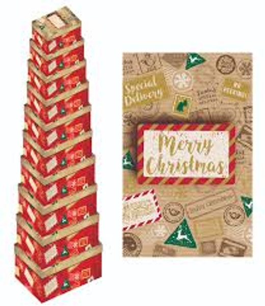 Christmas Stamp Box Size 7