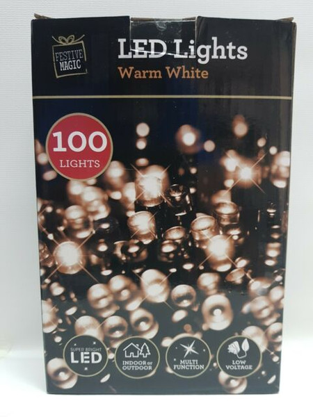 100 LED String Lights Warm White