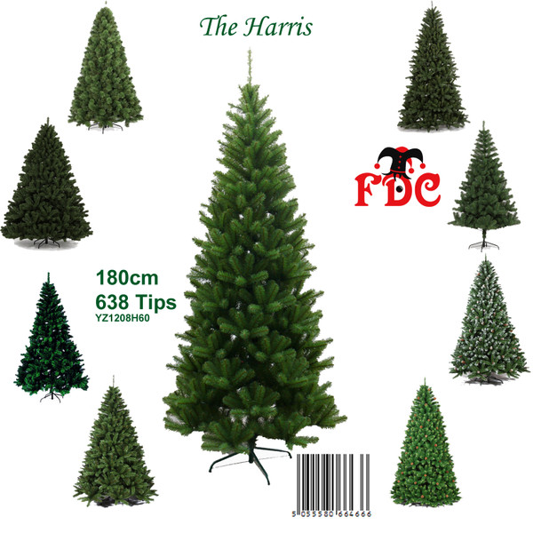 The Harris 6ft 180cm Christmas Tree