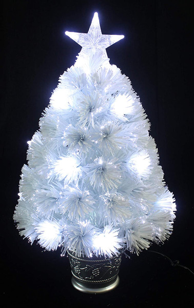 White Fibre Optic Tree 60cm